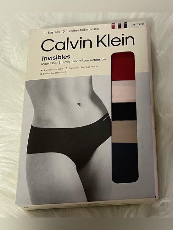 Calvin Klein Other - Calvin Klein Invisibles Women's Hipster Microfiber Stretch Multi Color Pack XL